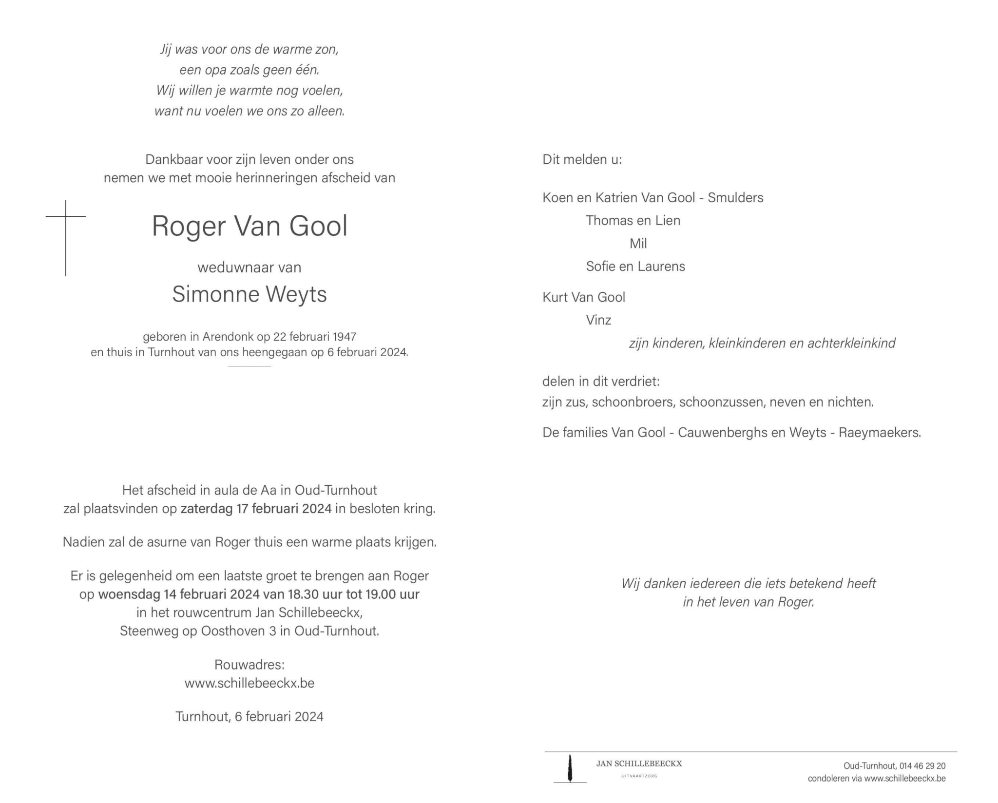 In memoriam Roger Van Gool (19472024) Berchem Sport